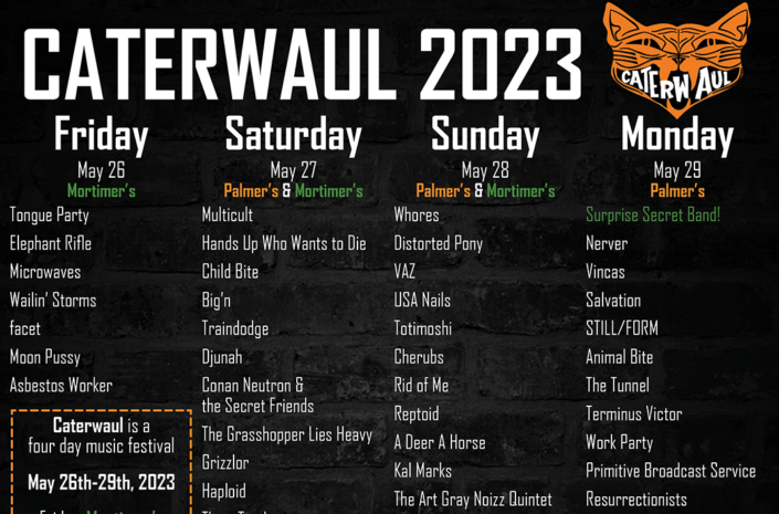 Caterwaul Announces Their 2023 Lineup