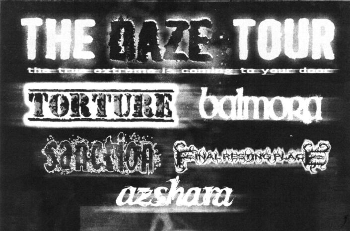 Torture To Headline The Daze Tour